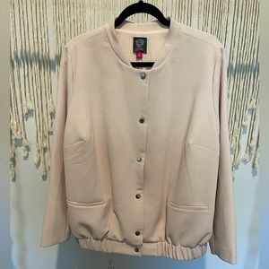 Vince Camuto Classy Boutique Pink Bomber Jacket Women's Sz 1X